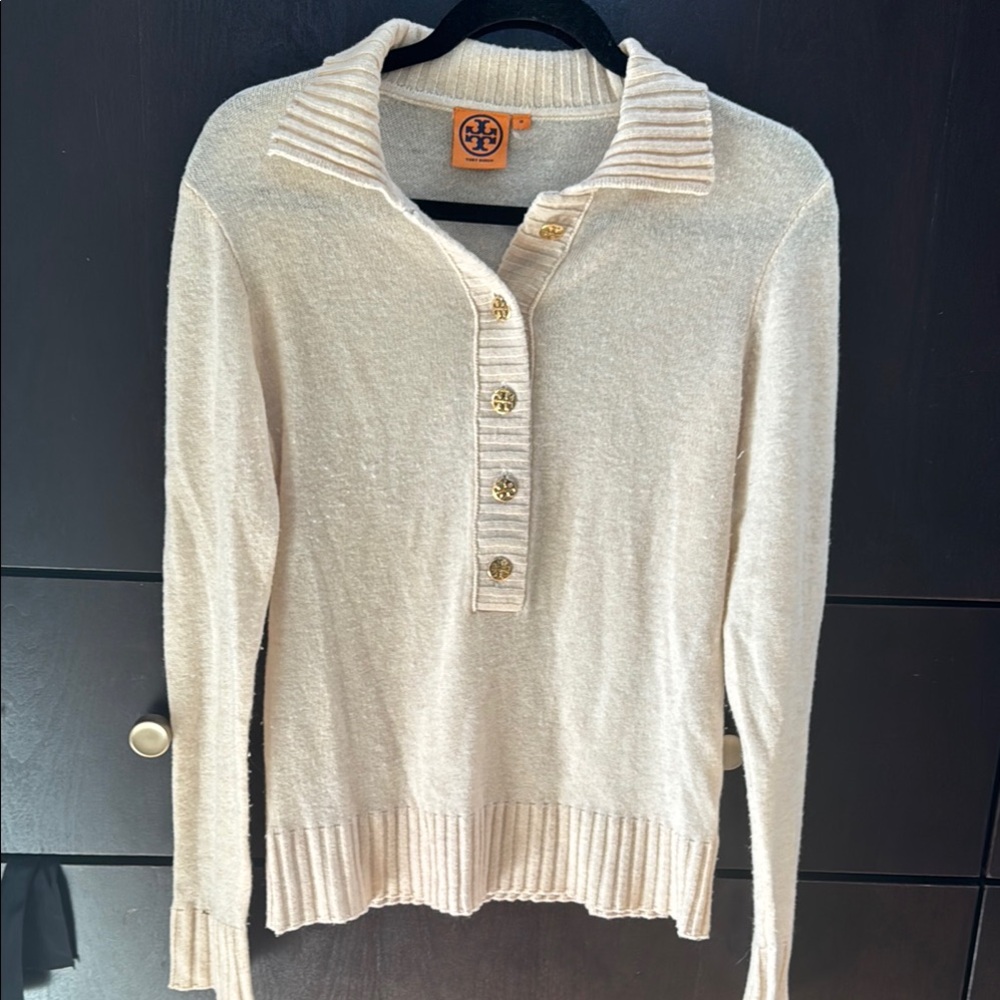 Tory Burch cream sweater